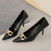 Hallo Chain Heels - Label Frenesi Fashion