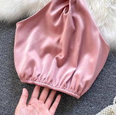 Halter Pink Top - Label Frenesi Fashion