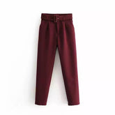 Ivy Belted Pants - Label Frenesi Fashion