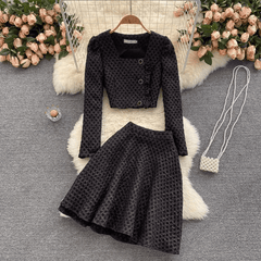 Jeremy French Skirt & Top Set - Label Frenesi Fashion