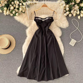 Jill Embellish Black Dress - Label Frenesi Fashion