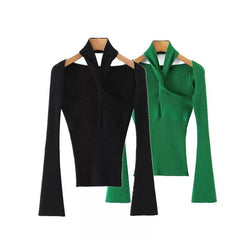 Jules Halter Neck Top - Label Frenesi Fashion