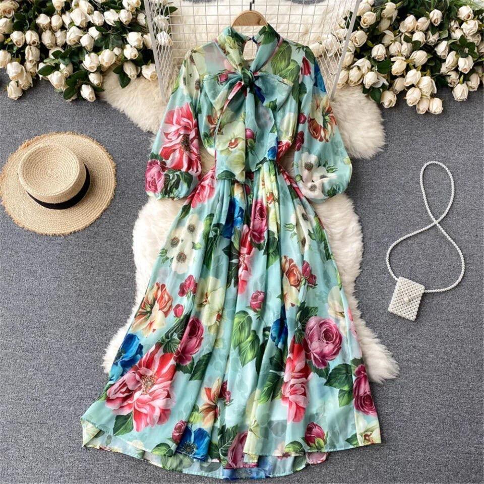 June Floral Dress - Label Frenesi Fashion