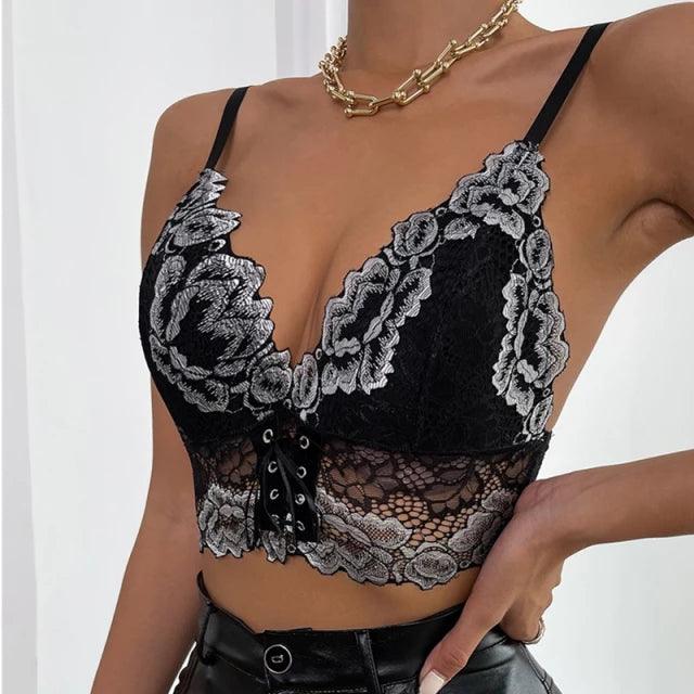 Kris Lace Bralette Top - Label Frenesi Fashion