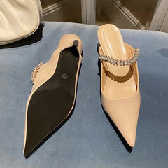 Lola Rhinestone Heels - Label Frenesi Fashion