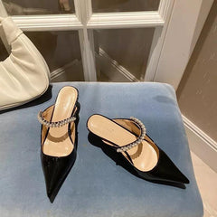 Lola Rhinestone Heels - Label Frenesi Fashion