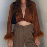 Lola twist top - Label Frenesi Fashion