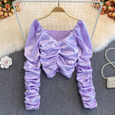 Lolita Satin Top - Label Frenesi Fashion