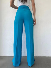 Luna Slit Pants - Label Frenesi Fashion