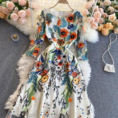 Meril Vintage Dress - Label Frenesi Fashion