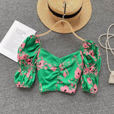Natalie Cropped Top - Label Frenesi Fashion