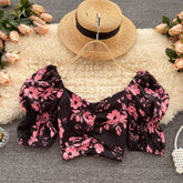 Natalie Cropped Top - Label Frenesi Fashion
