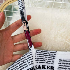 News Printed Dress - Label Frenesi Fashion