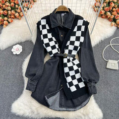 Nikki Denim & Vest Set - Label Frenesi Fashion