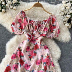 Nora Floral Dress - Label Frenesi Fashion