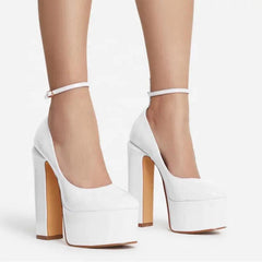 Patent Candy Platform Heels - Label Frenesi Fashion