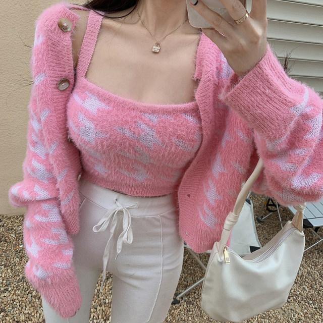 Pepa Plaid Sweater Set - Label Frenesi Fashion