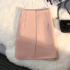 Plush Leather Skirt - Label Frenesi Fashion