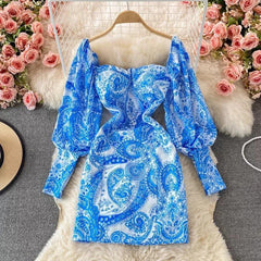 Presley Printed Dress - Label Frenesi Fashion