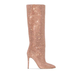 Rhinestone Bling Boots - Label Frenesi Fashion