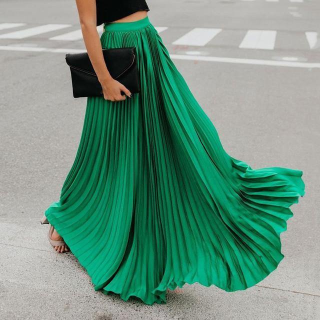 Senza Pleated Skirts - Label Frenesi Fashion