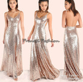 Sequin Gown Dress - Label Frenesi Fashion