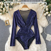 Sequin Party Bodysuit - Label Frenesi Fashion