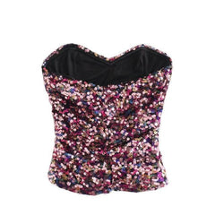 Sequin Tube Top - Label Frenesi Fashion