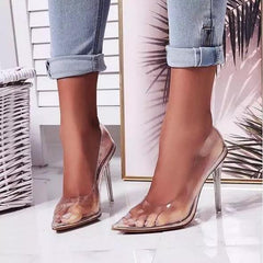 Stella Transparent Heels - Label Frenesi Fashion