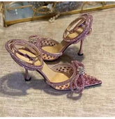 Transparent Embellished Princess Heels - Label Frenesi Fashion
