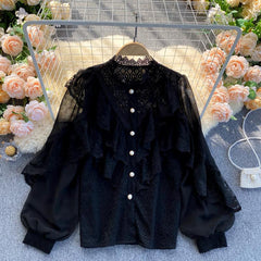 Venice Ruffle Blouse - Label Frenesi Fashion