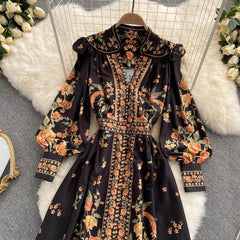 Venice Vintage MIDI Dress - Label Frenesi Fashion