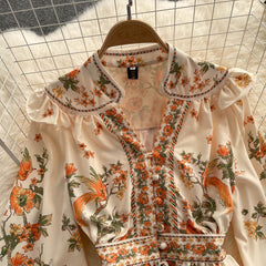 Venice Vintage MIDI Dress - Label Frenesi Fashion