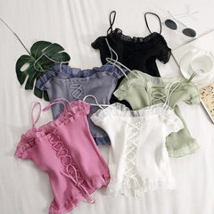 Vincent Ribbed Tops - Label Frenesi Fashion