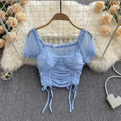 Zoe Padded Crop Tops - Label Frenesi Fashion