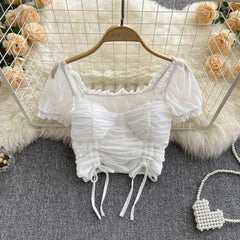 Zoe Padded Crop Tops - Label Frenesi Fashion