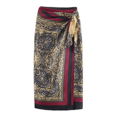 The Baroque Scarf Wrap Skirt 