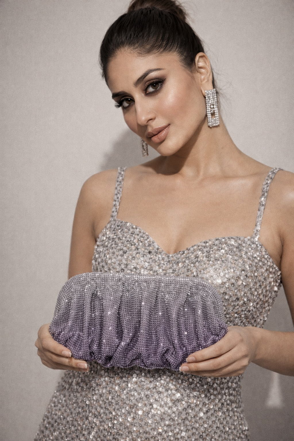 Crystal Ombré Clutch Bag