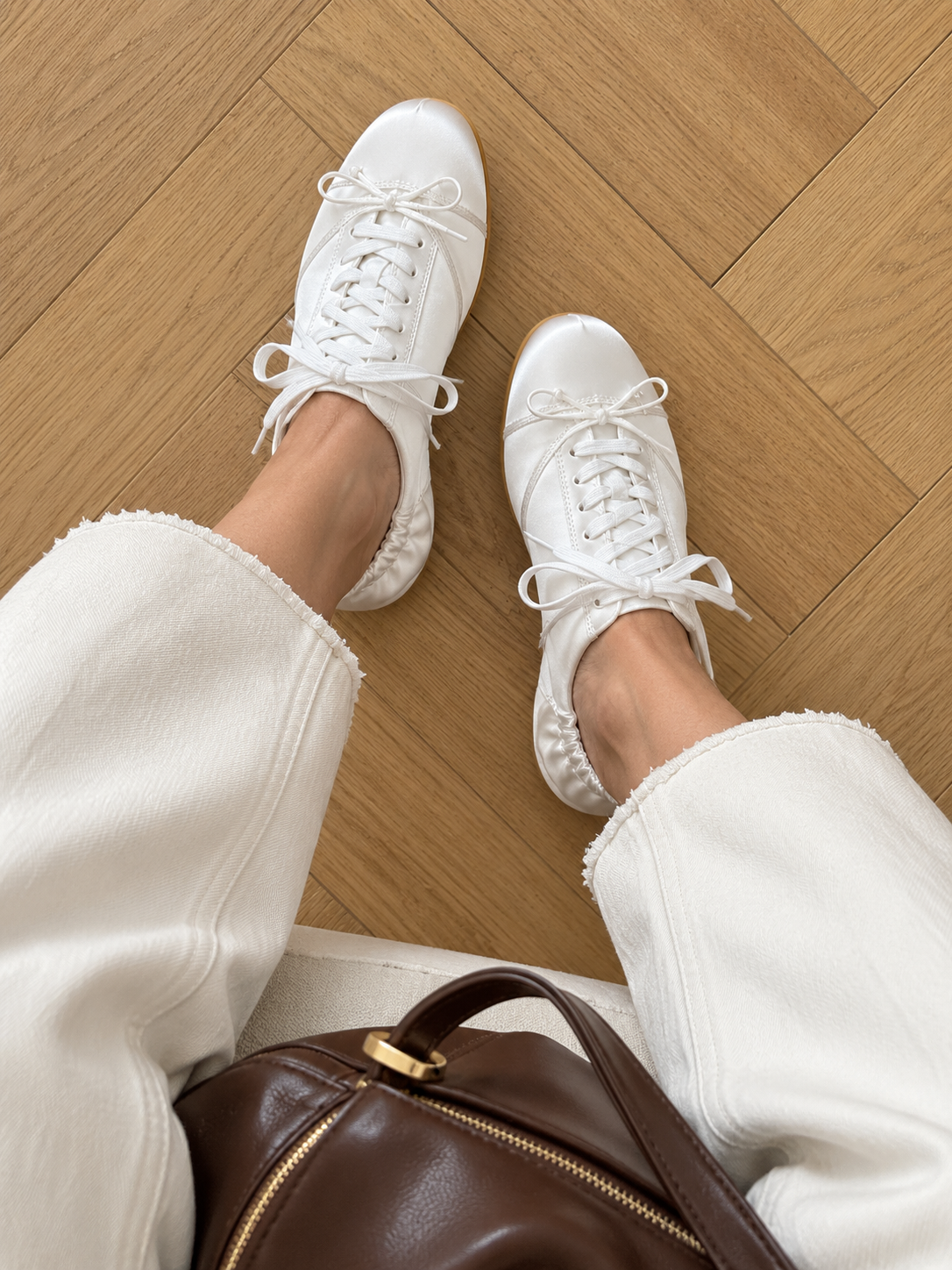 Sofia Satin Ballet Sneaker