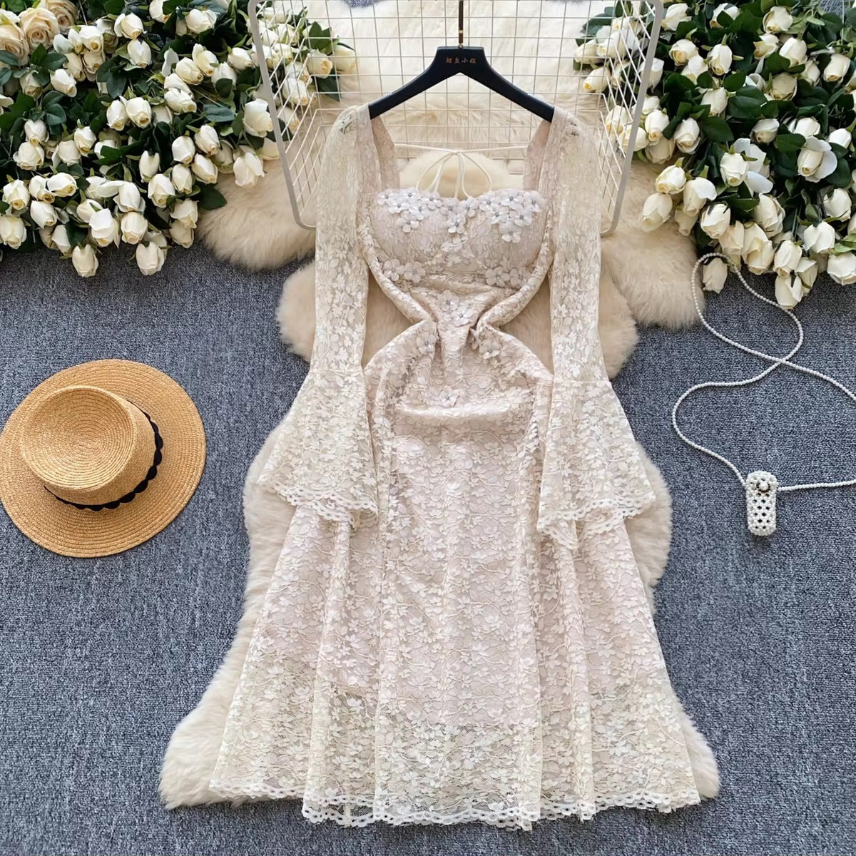 Petal Lace Dress