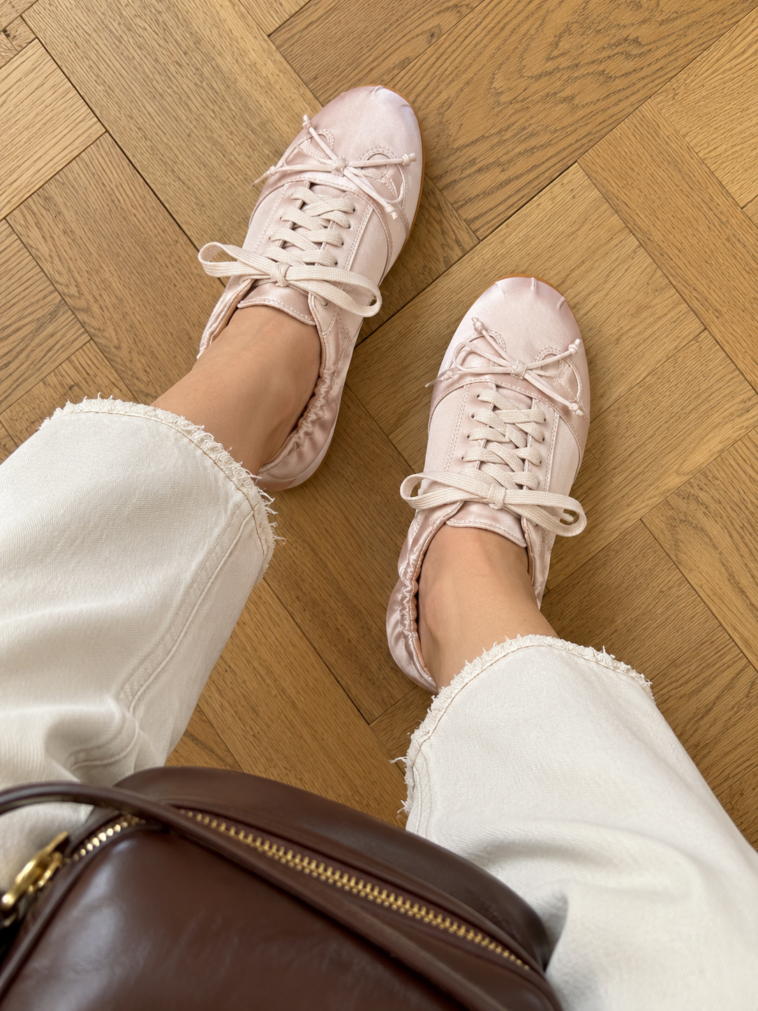 Sofia Satin Ballet Sneaker