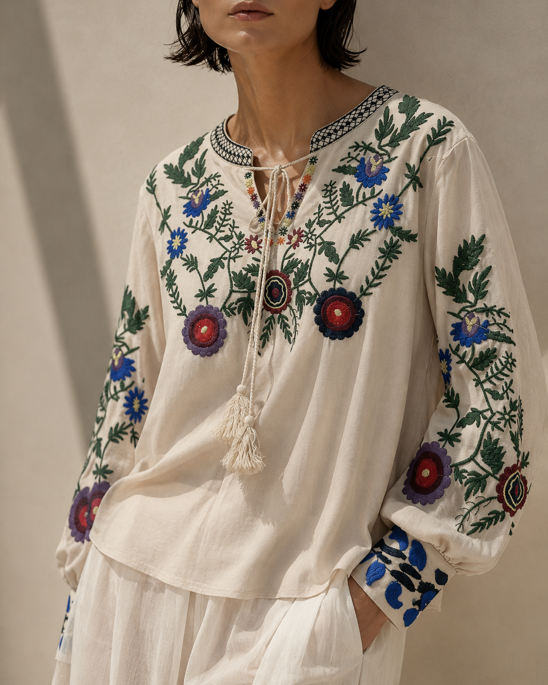 The Sofia Embroidered Top