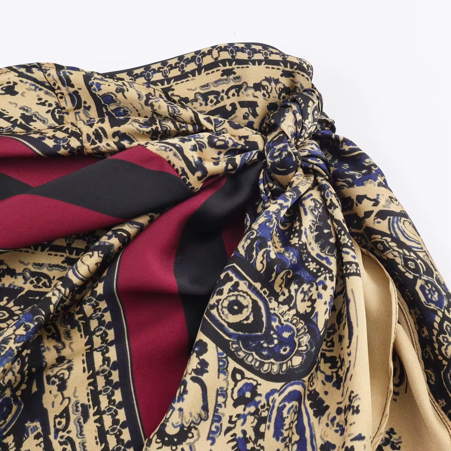 The Baroque Scarf Wrap Skirt 