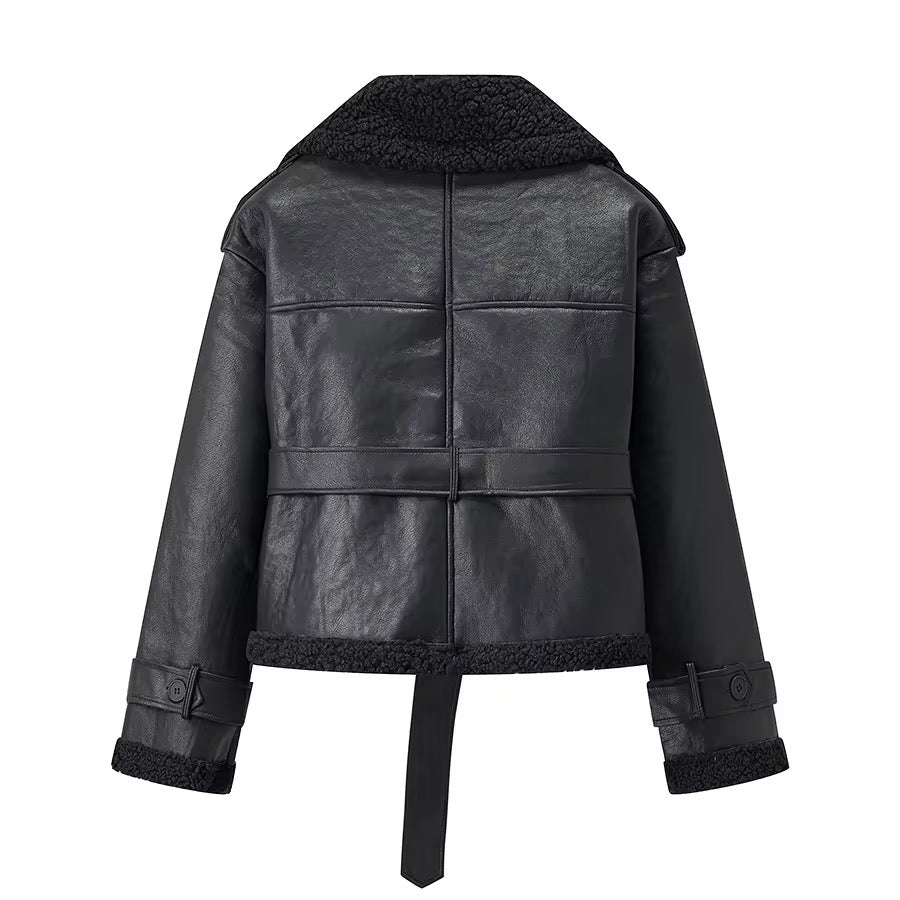 Biker Fur Leather Jackets