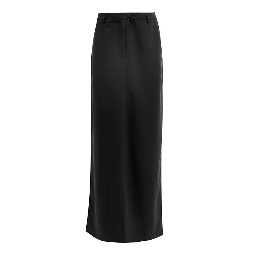 Capri Black Maxi Skirt