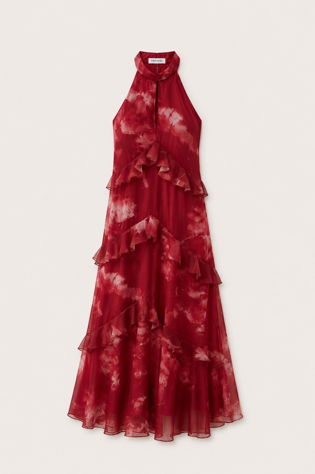 Seraphina Floral Ruffle Maxi Dress