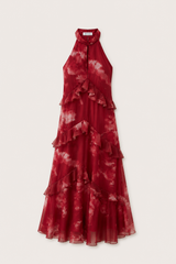 Seraphina Floral Ruffle Maxi Dress