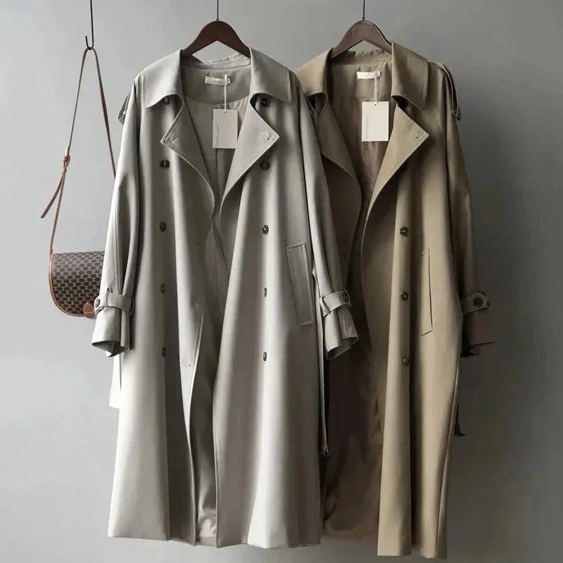 Korean trench coat women outlet