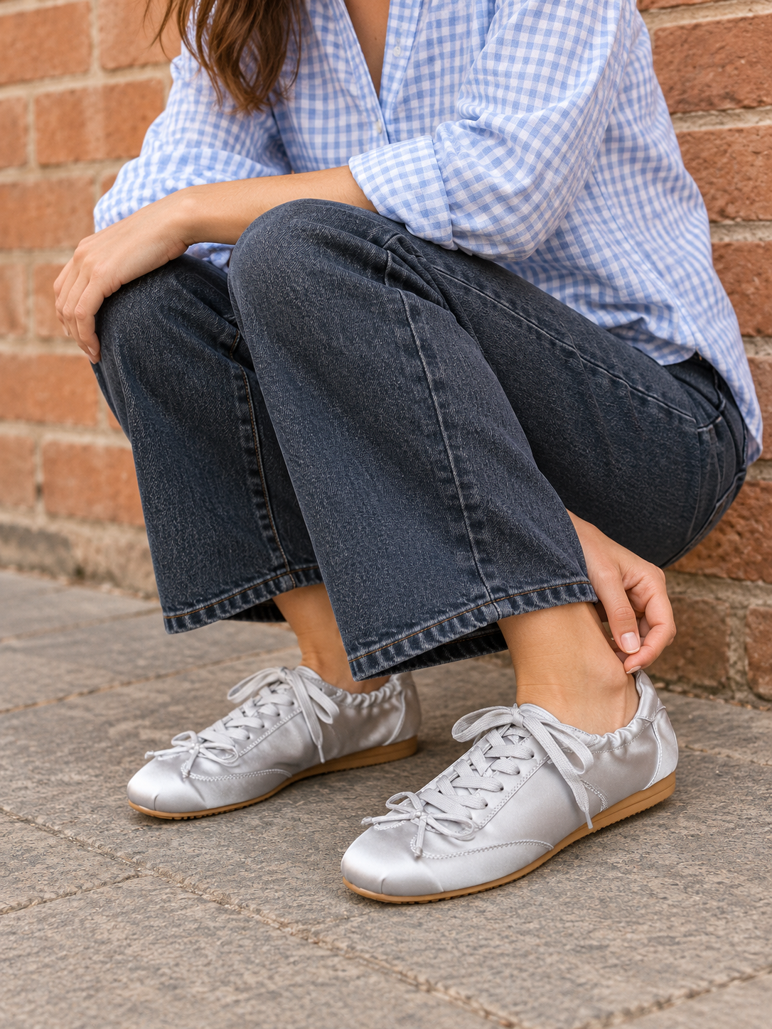 Sofia Satin Ballet Sneaker