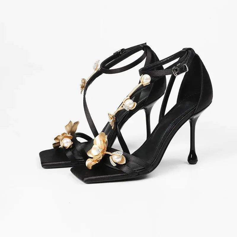 Lauren Golden Embellish Heels
